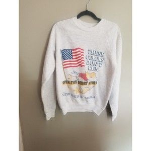 Vintage Lee 90's Operation desert storm USA crewneck sweatshirt s small m medium